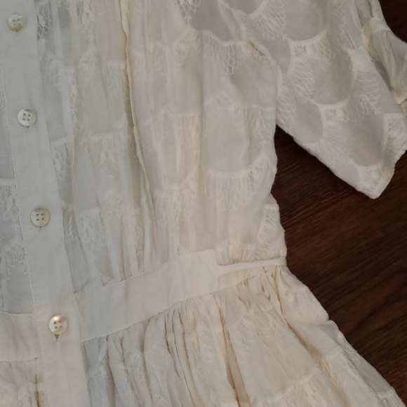 gorgeous Anthropologie cotton lined dress sz 2 - Picture 5 of 8
